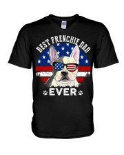 Best America Frenchie Dad Ever T Shirt V-Neck T-Shirt thumbnail