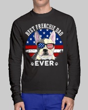 Best America Frenchie Dad Ever T Shirt Long Sleeve Tee lifestyle-unisex-longsleeve-front-1