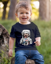 Frenchie Astronaut Suit Youth T-Shirt lifestyle-youth-tshirt-front-4