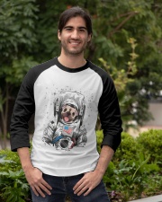 Frenchie Astronaut Suit Baseball Tee apparel-baseball-tee-lifestyle05