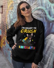 French Bulldog Crush Kindergarten T Shirt Crewneck Sweatshirt lifestyle-unisex-sweatshirt-front-3