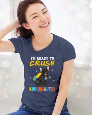 French Bulldog Crush Kindergarten T Shirt Premium Fit Ladies Tee lifestyle-holiday-womenscrewneck-front-1