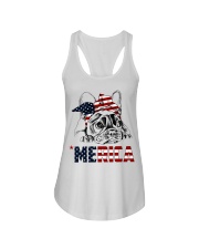 Frenchie Dog USA Flag Headband Gift Ladies Flowy Tank thumbnail