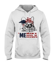Frenchie Dog USA Flag Headband Gift Hooded Sweatshirt thumbnail