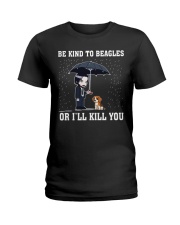 Kind To Beagles Ladies T-Shirt thumbnail