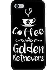Coffee And Golden Retrievers Shirt Gift Phone Case thumbnail