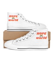 hope world by j-hope Women's High Top White Shoes tile