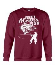 reel moms fish Crewneck Sweatshirt front