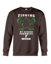 fishing word Crewneck Sweatshirt front