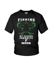 fishing word Youth T-Shirt thumbnail