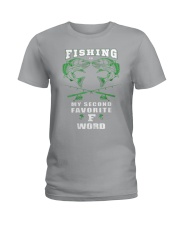 fishing word Ladies T-Shirt thumbnail
