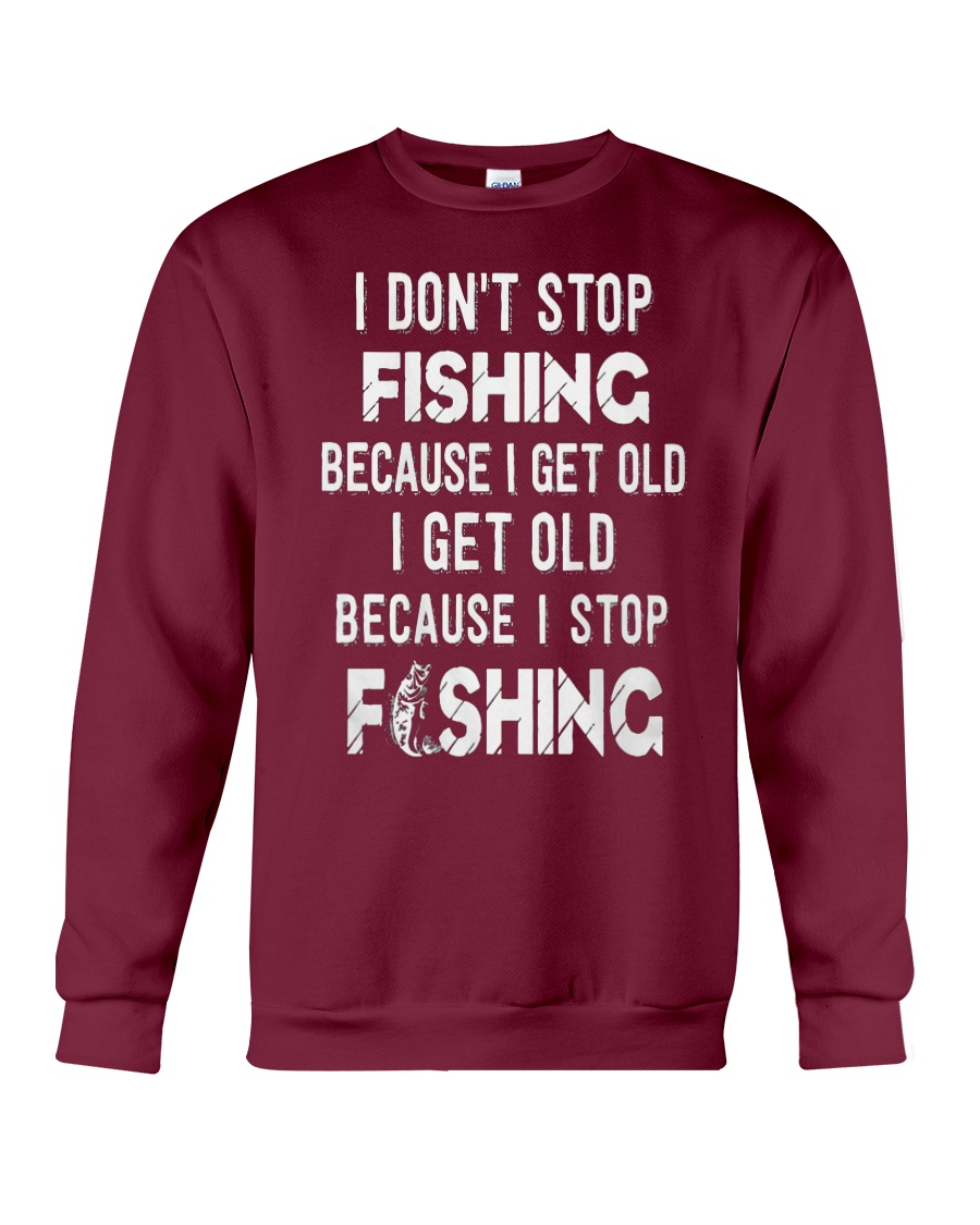 i don't stop fishing Crewneck Sweatshirt