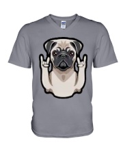 pug Dog 2019 V-Neck T-Shirt thumbnail