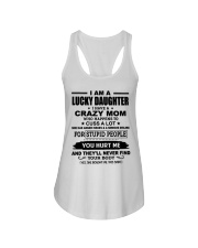 I am a lucky Daughter Ladies Flowy Tank thumbnail