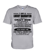 I am a lucky Daughter V-Neck T-Shirt thumbnail