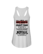 I am lucky Daughter Ladies Flowy Tank thumbnail