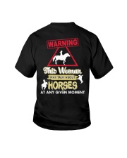 Horse This Woman May Talk About Horses Youth T-Shirt thumbnail