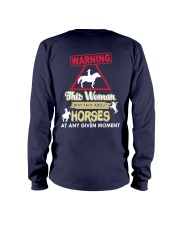 Horse This Woman May Talk About Horses Long Sleeve Tee thumbnail