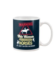 Horse This Woman May Talk About Horses Mug thumbnail