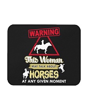 Horse This Woman May Talk About Horses Mousepad thumbnail