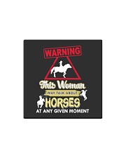 Horse This Woman May Talk About Horses Square Magnet thumbnail