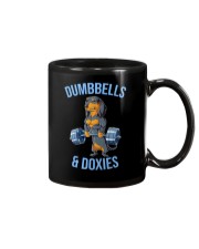 Dumbbells And Doxies Mug thumbnail