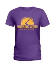 Morning Wood Sawdust Company Ladies T-Shirt thumbnail
