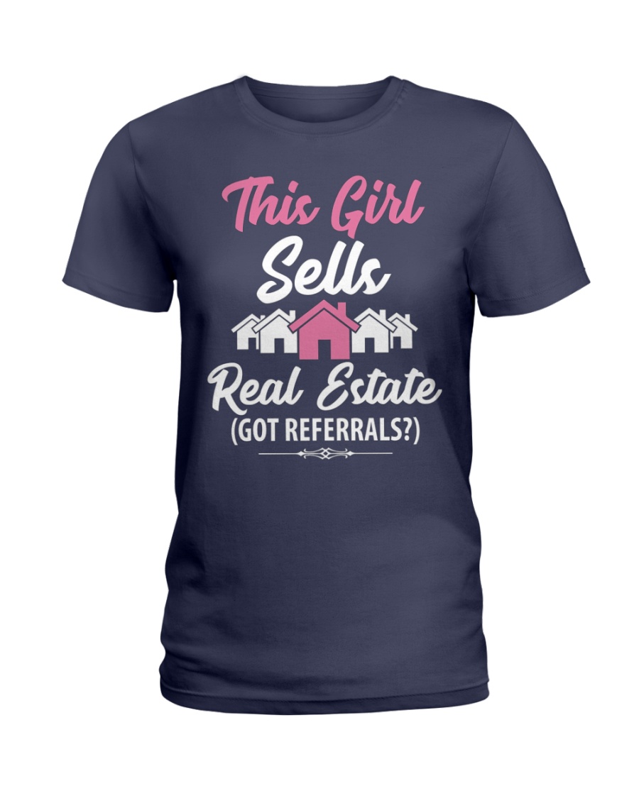 Realtor This Girl Sells Real Estate Ladies T-Shirt