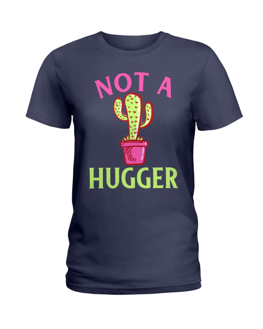 Not A Hugger Ladies T-Shirt