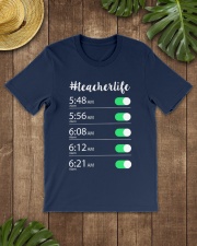 Teacher Life Alarm Clock Classic T-Shirt lifestyle-mens-crewneck-front-18