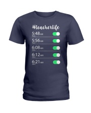 Teacher Life Alarm Clock Ladies T-Shirt thumbnail