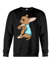 Chihuahua Tattooed I Love Mom Crewneck Sweatshirt tile