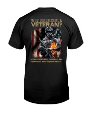 Why did I become a Veteran Premium Fit Mens Tee tile