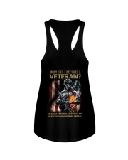 Why did I become a Veteran Ladies Flowy Tank tile