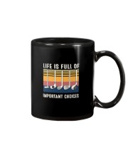 Life Is Full Of Important Choices Golfer Mug tile