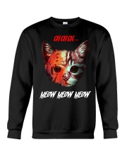 Meow Meow Meow Horror Cat Crewneck Sweatshirt tile