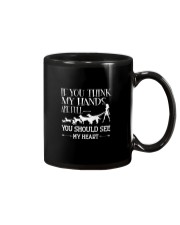 If you think my hands are full Mug tile