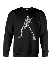 Skeleton Playing Guitar Electric Acoustic Classica Crewneck Sweatshirt tile
