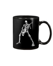Skeleton Playing Guitar Electric Acoustic Classica Mug tile