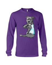 Pitbull Tattooed I Love Mom Long Sleeve Tee tile