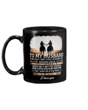 To My Husband Horse Wife Mug back