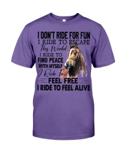 I don't ride for fun Premium Fit Mens Tee tile
