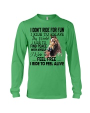 I don't ride for fun Long Sleeve Tee tile