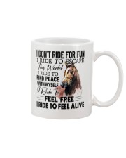 I don't ride for fun Mug tile
