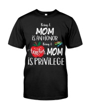 Being Teacher Mom Is Privilege Premium Fit Mens Tee front