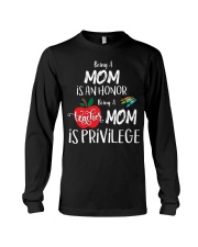 Being Teacher Mom Is Privilege Long Sleeve Tee tile