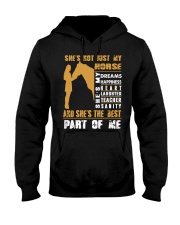 She's Not Just My Horse Hooded Sweatshirt tile