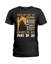 She's Not Just My Horse Ladies T-Shirt tile