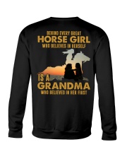 Behind Every Great Horse Girl Is A Grandma Crewneck Sweatshirt tile