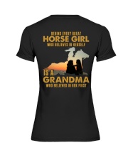 Behind Every Great Horse Girl Is A Grandma Premium Fit Ladies Tee tile
